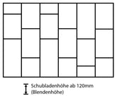 Dringenberg Schubladeneinteilung B7 120/18 019813